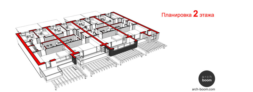 планировка двухэтажного таунхауса