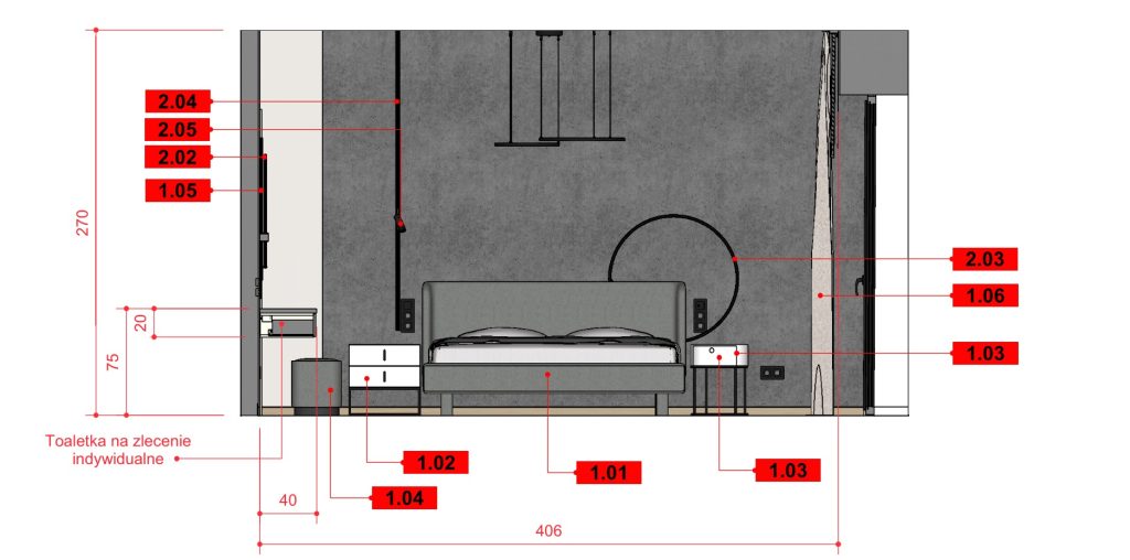 projektant wnętrz pokoi hotelowych