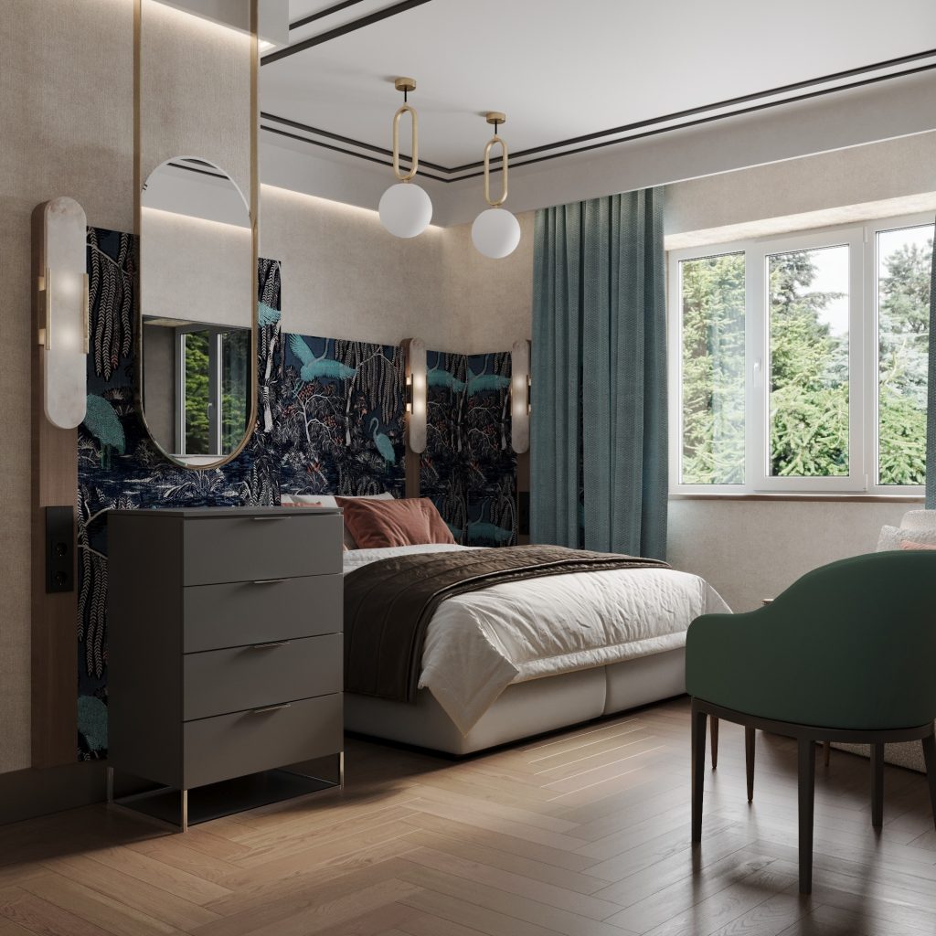 aranżacja hotelu w morskim stylu