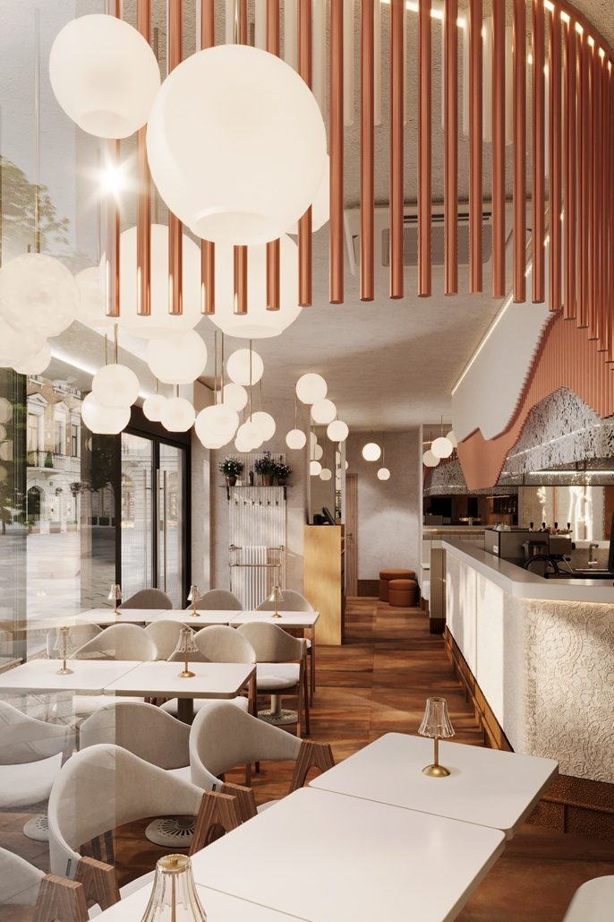 projekt sali lokalu gastronomicznego gdańsk